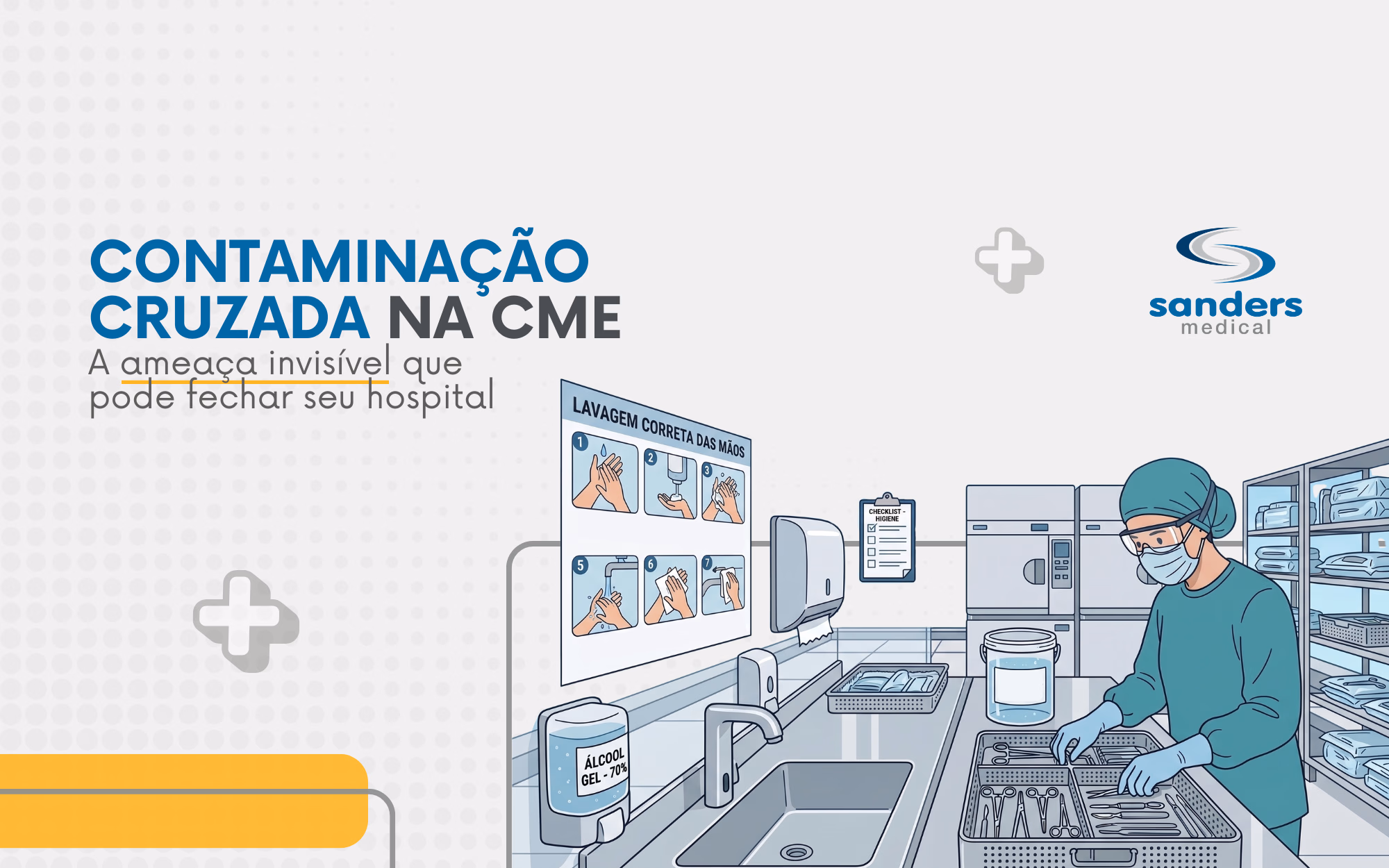 Prevenção de contaminação cruzada em ambientes hospitalares